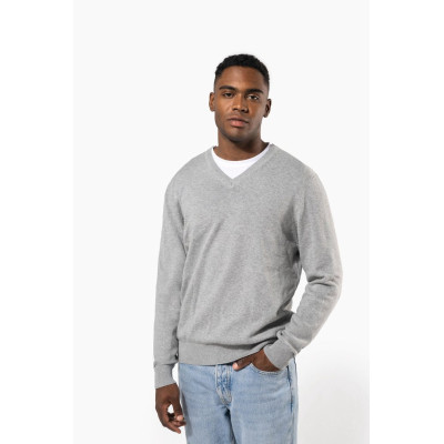 Men's premium V-neck jumper